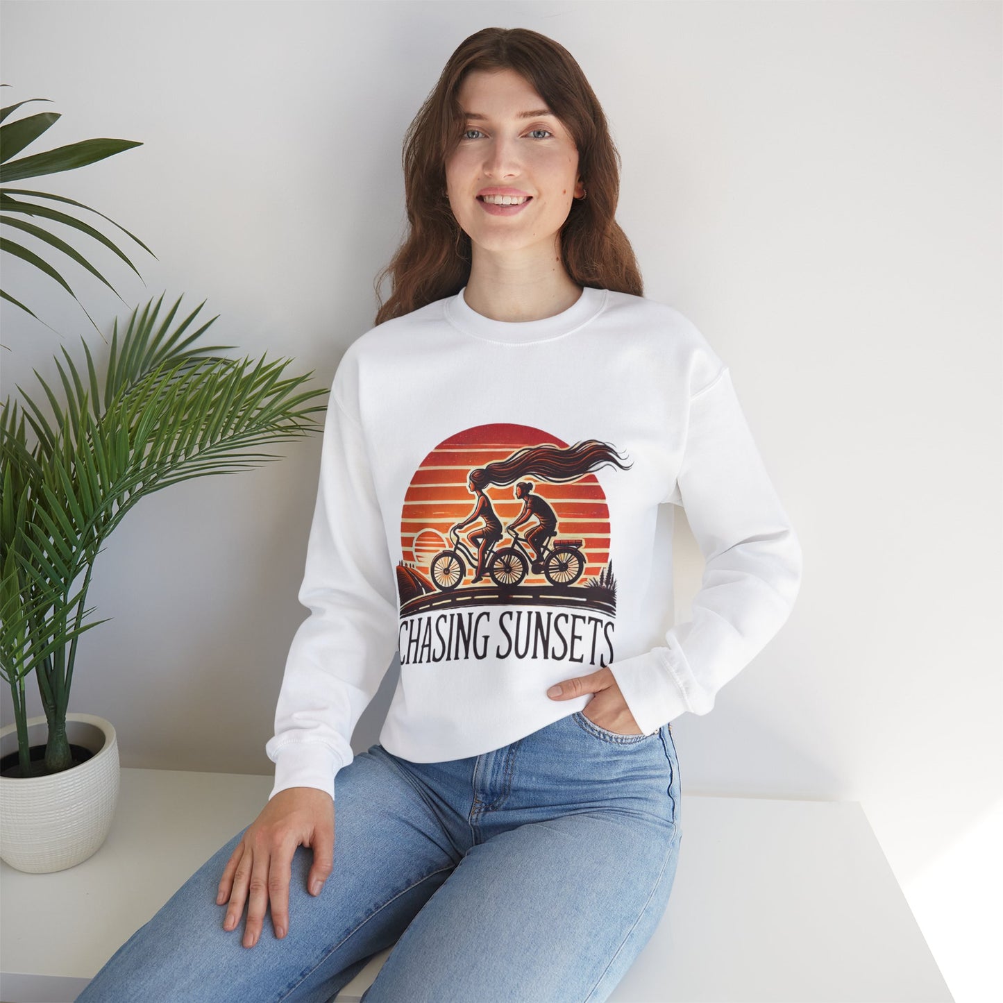 Chasing Sunsets Couples' Sweatshirt