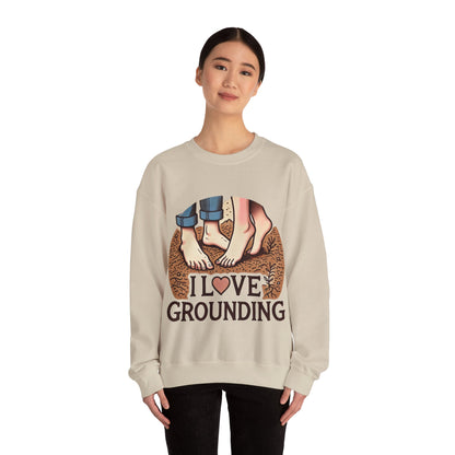 I Love Grounding Couples' Sweatshirt - My Higher Being