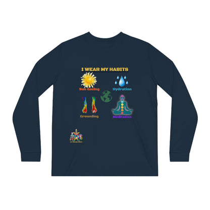 'I Wear My Habits'_100% Organic Cotton Long Sleeve Tee