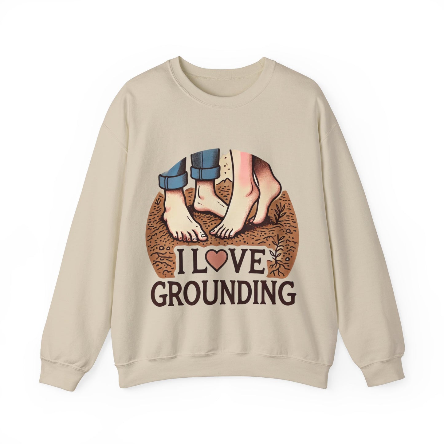 I Love Grounding Couples' Sweatshirt - My Higher Being