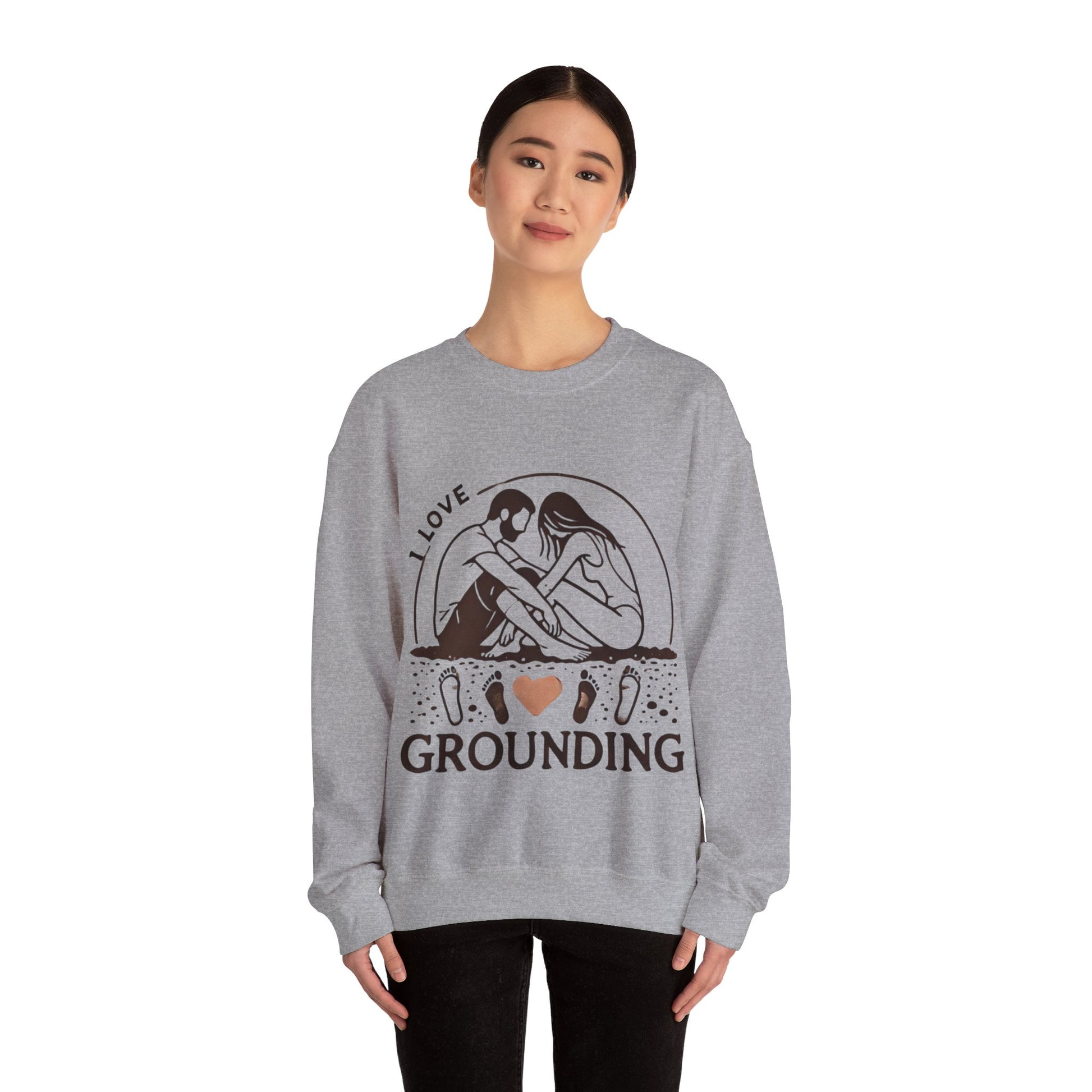 I Love Grounding Couple's Sweatshirt - My Higher Being