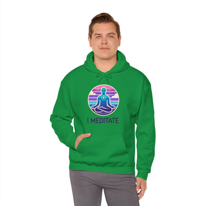 I Meditate Man's Sweatshirt - My Higher Being