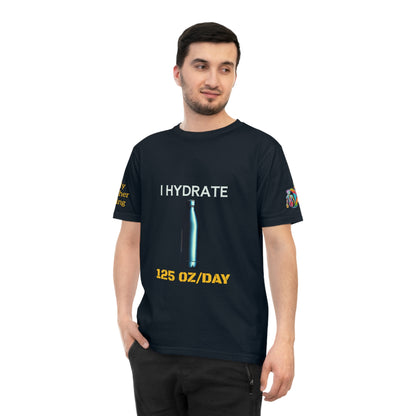 'I Hydrate 125 OZ/DAY' (MHB EDITION)_100% Organic Cotton T-Shirt