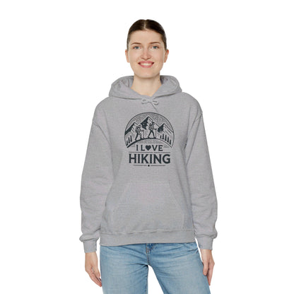 I Love Hiking Couples' Hoodie - My Higher Being