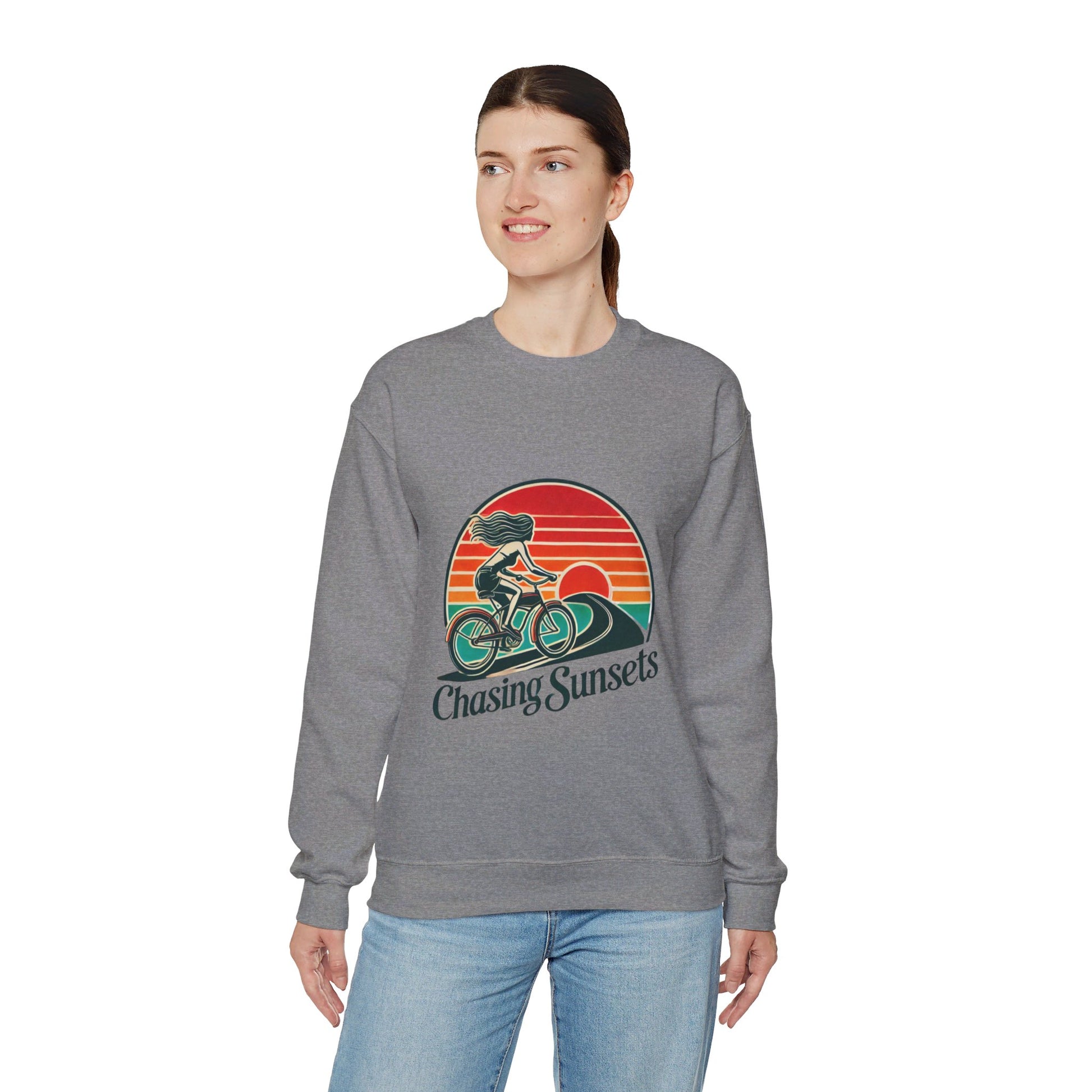 Chasing Sunsets Woman's Sweatshirt - My Higher Being