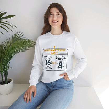 I Intermittent Fast Sweatshirt_16-8 - My Higher Being