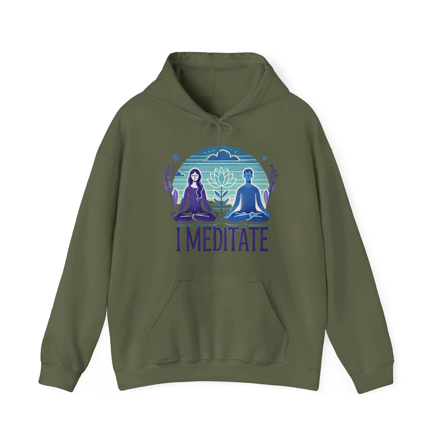 I Meditate Couples' Hoodie - My Higher Being