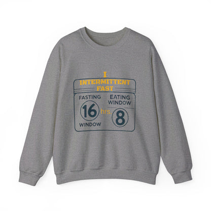 I Intermittent Fast Sweatshirt_16-8 - My Higher Being