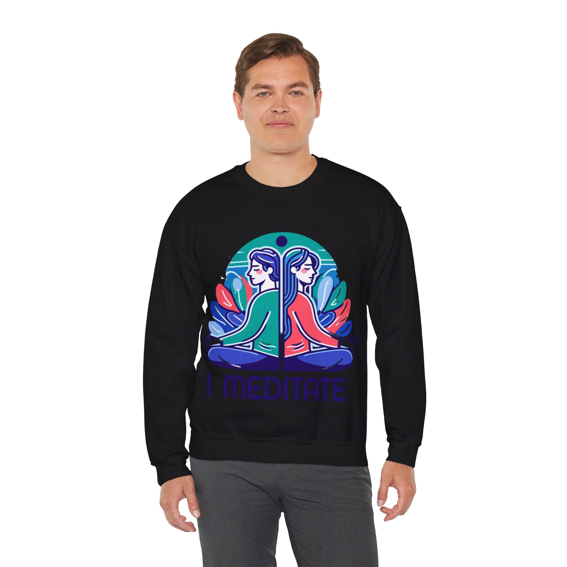 I Meditate Couples' Sweatshirt - My Higher Being