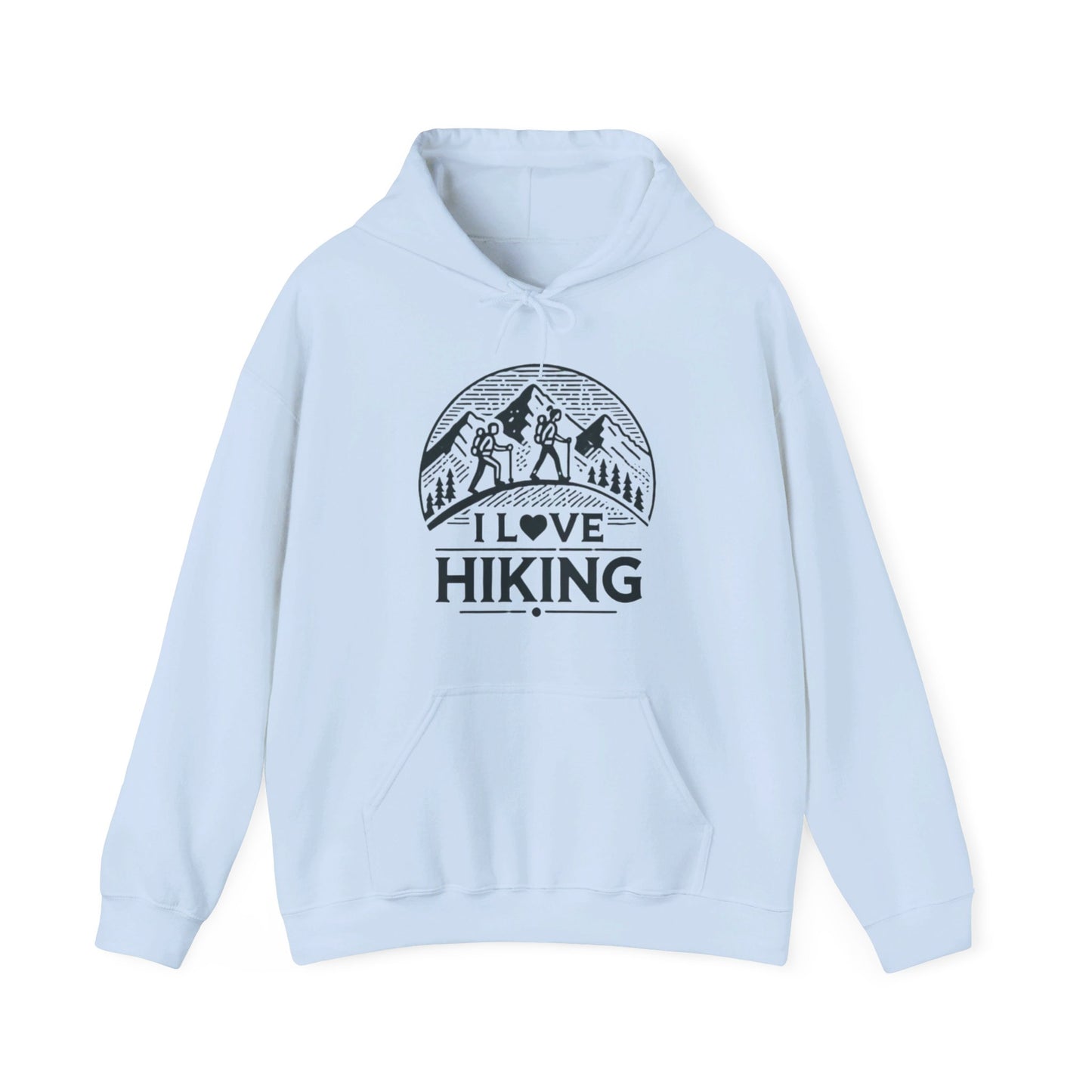 I Love Hiking Couples' Hoodie - My Higher Being