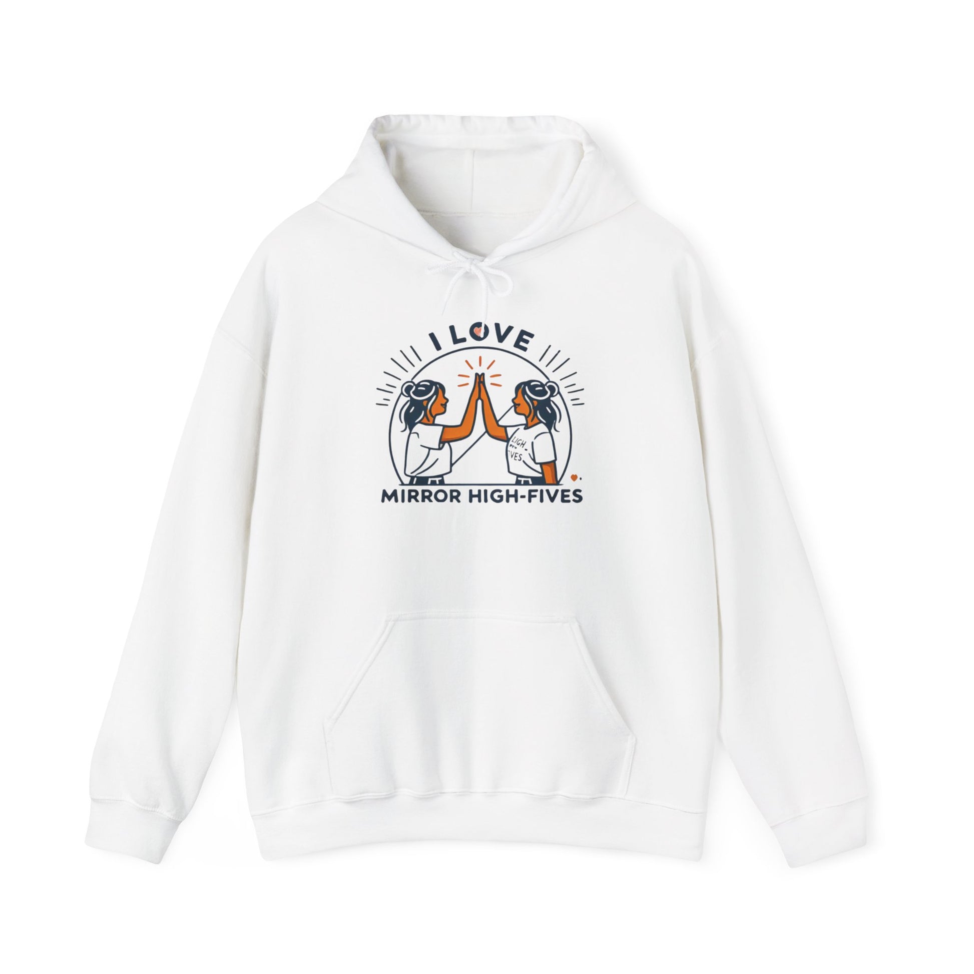 I Love Mirror High Fives Woman's Hoodie - My Higher Being