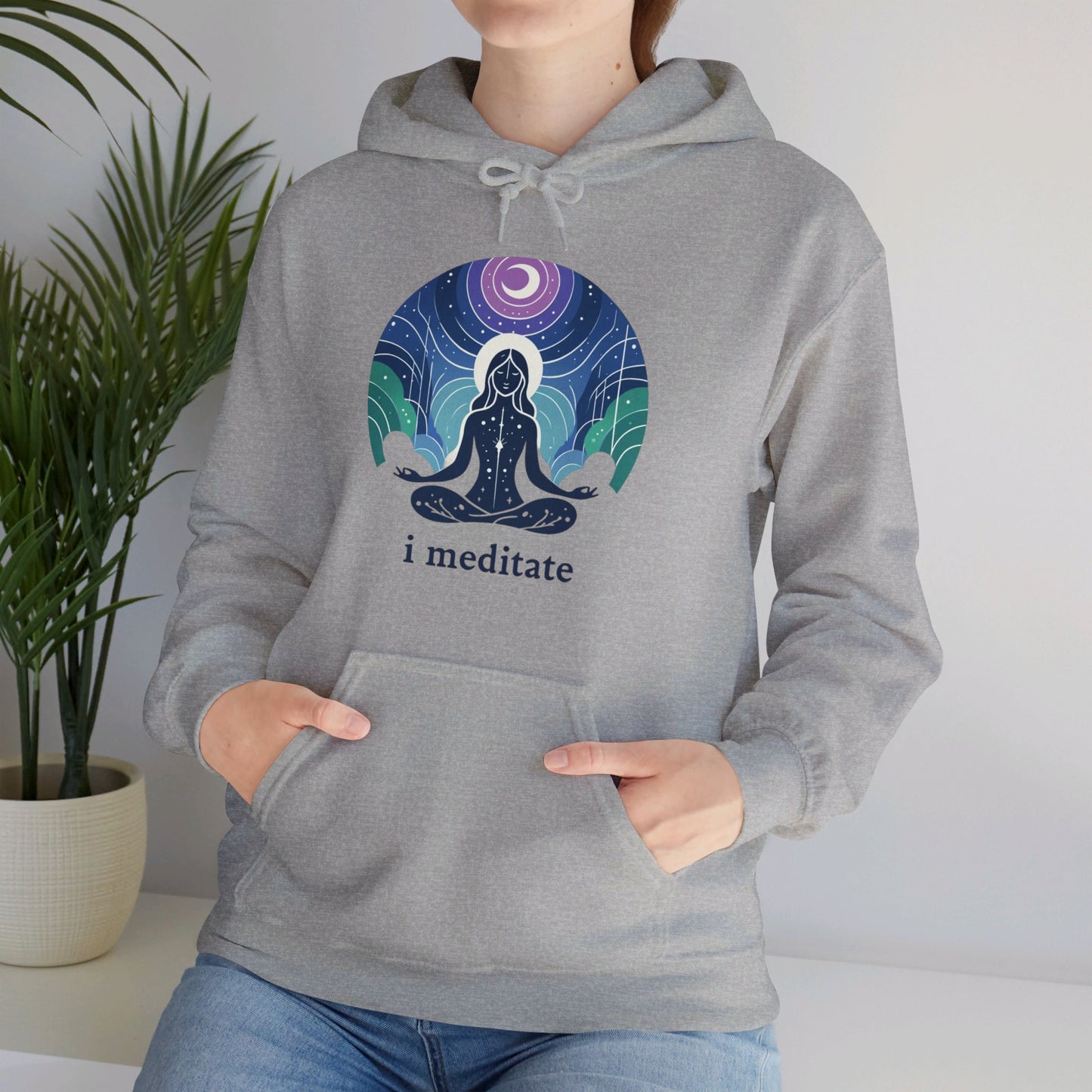 I Meditate Woman's Hoodie - My Higher Being