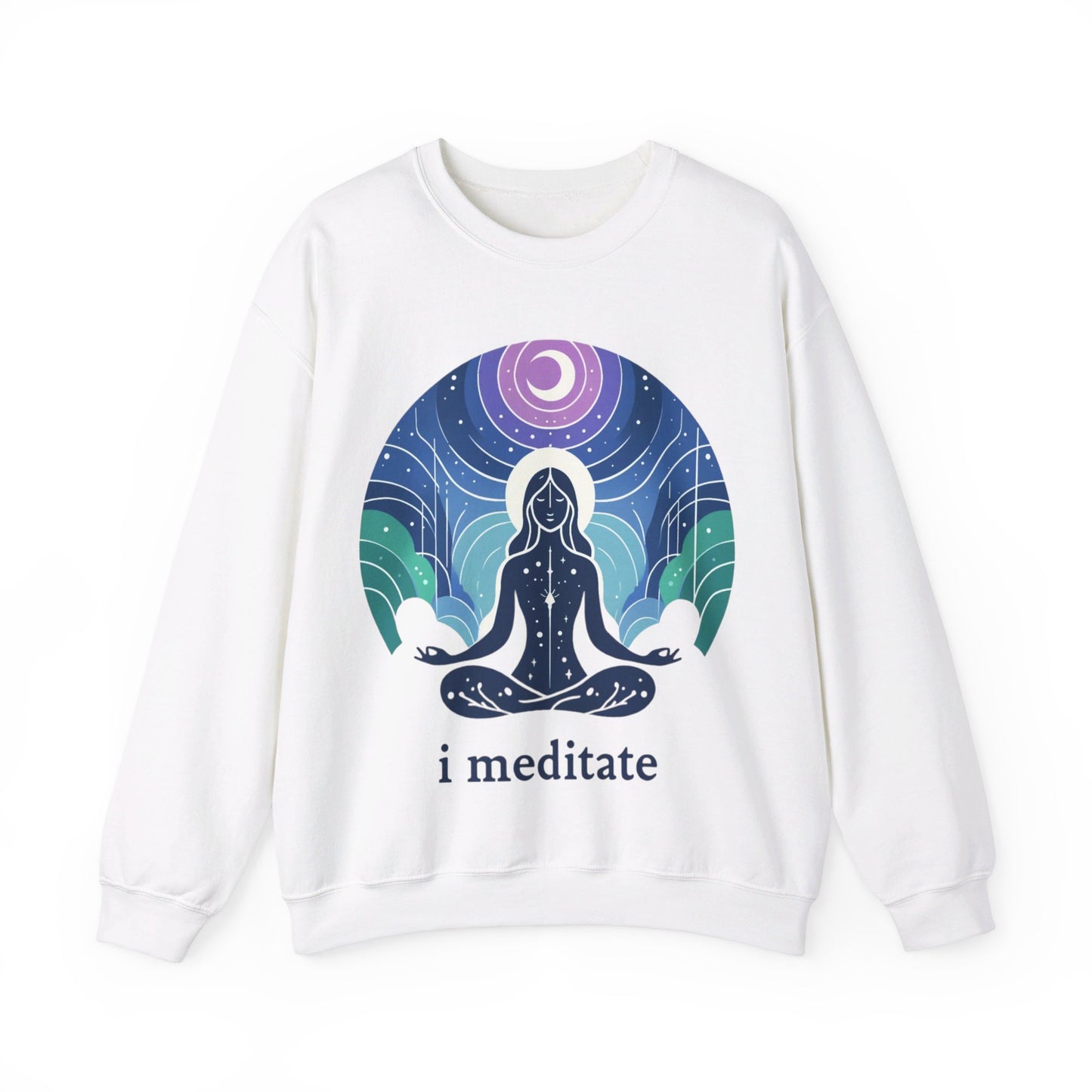 I Meditate Woman's Sweatshirt - My Higher Being