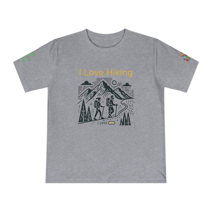 'I Love Hiking' (MHB EDITION)_100% Organic Cotton Unisex T-Shirt