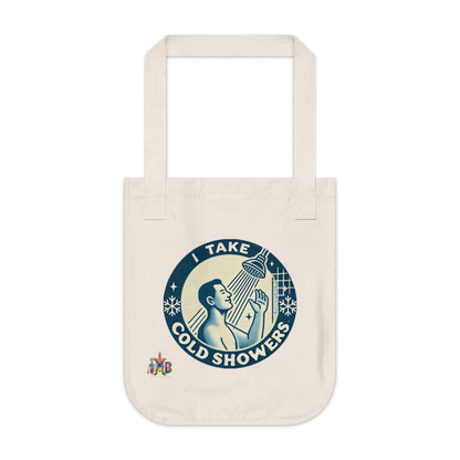 'I Take Cold Showers'_100% Organic Cotton Canvas Tote Bag