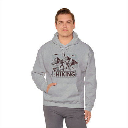 I Love Hiking Couples' Hoodie - My Higher Being