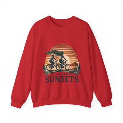 Chasing Sunsets Couples' Sweatshirt - My Higher Being