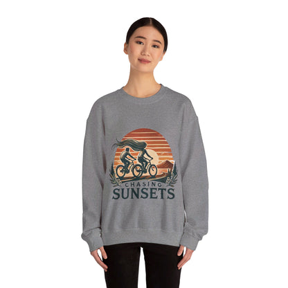 Chasing Sunsets Couples' Sweatshirt - My Higher Being