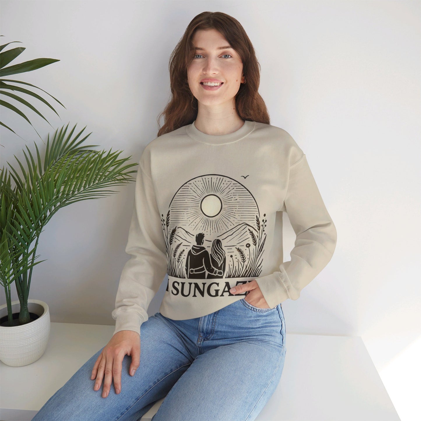 I Sungaze Couples' Sweatshirt - My Higher Being