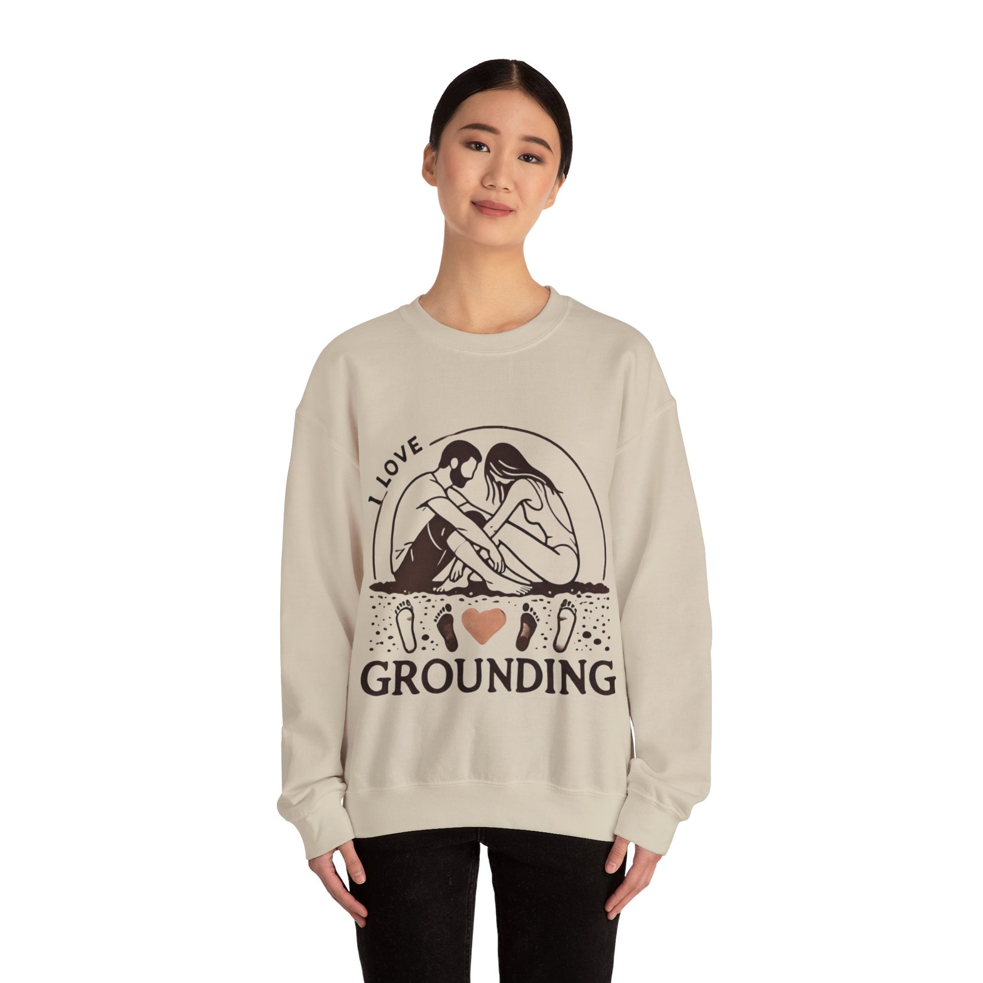 I Love Grounding Couple's Sweatshirt - My Higher Being