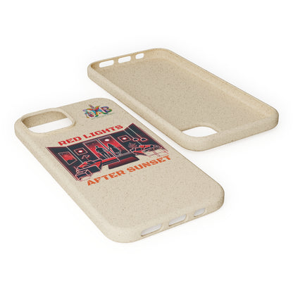 'Red Lights After Sunset'_Plastic Free Biodegradable Phone Case (MHB Edition) - My Higher Being