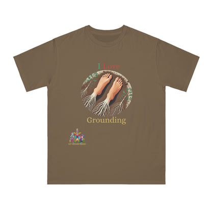 'I Love Grounding'_100% Organic Cotton T-Shirt