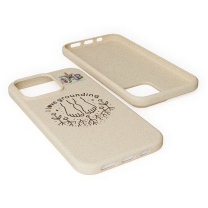 'I Love Grounding'_Plastic Free Biodegradable Phone Case (MHB Edition) - My Higher Being