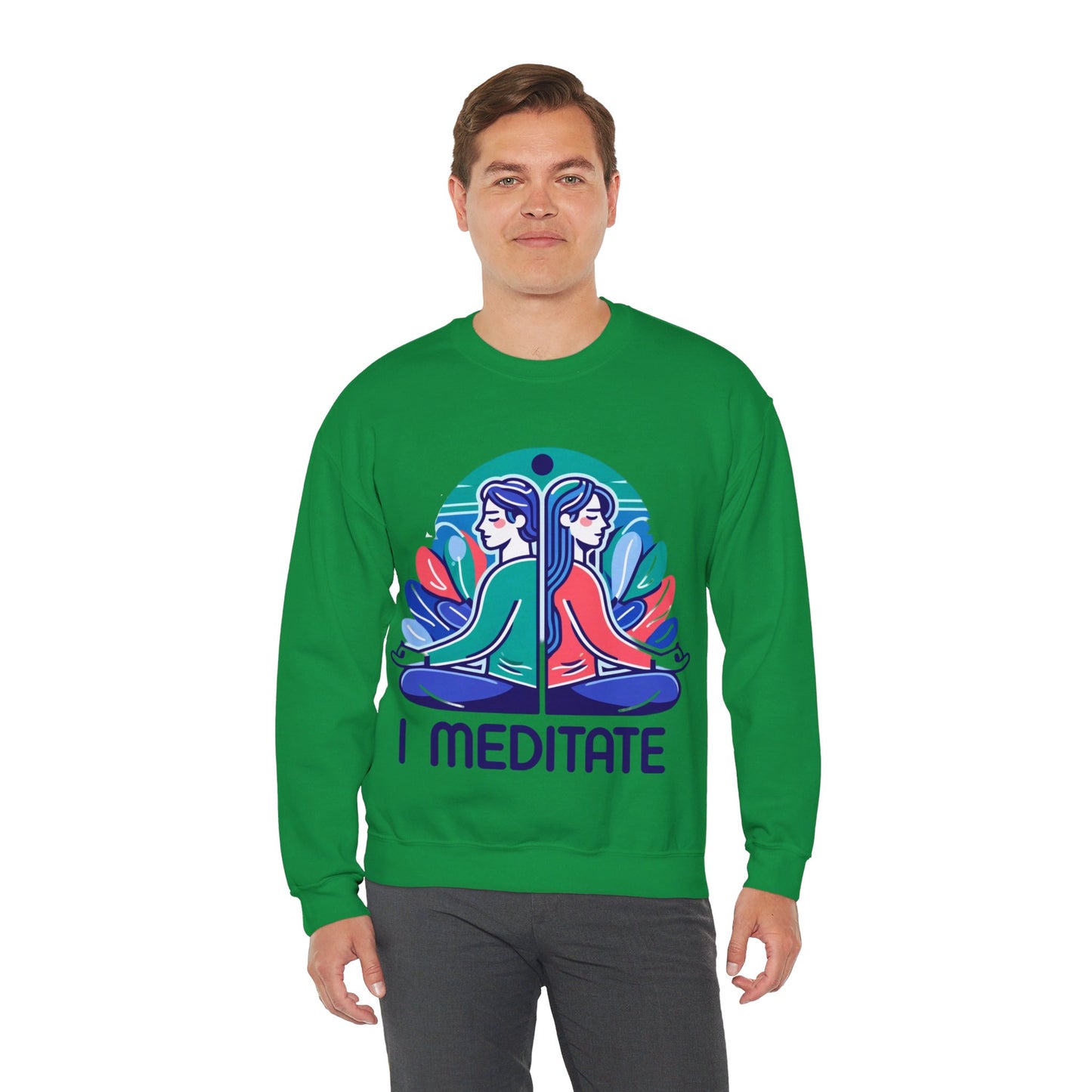 I Meditate Couples' Sweatshirt - My Higher Being