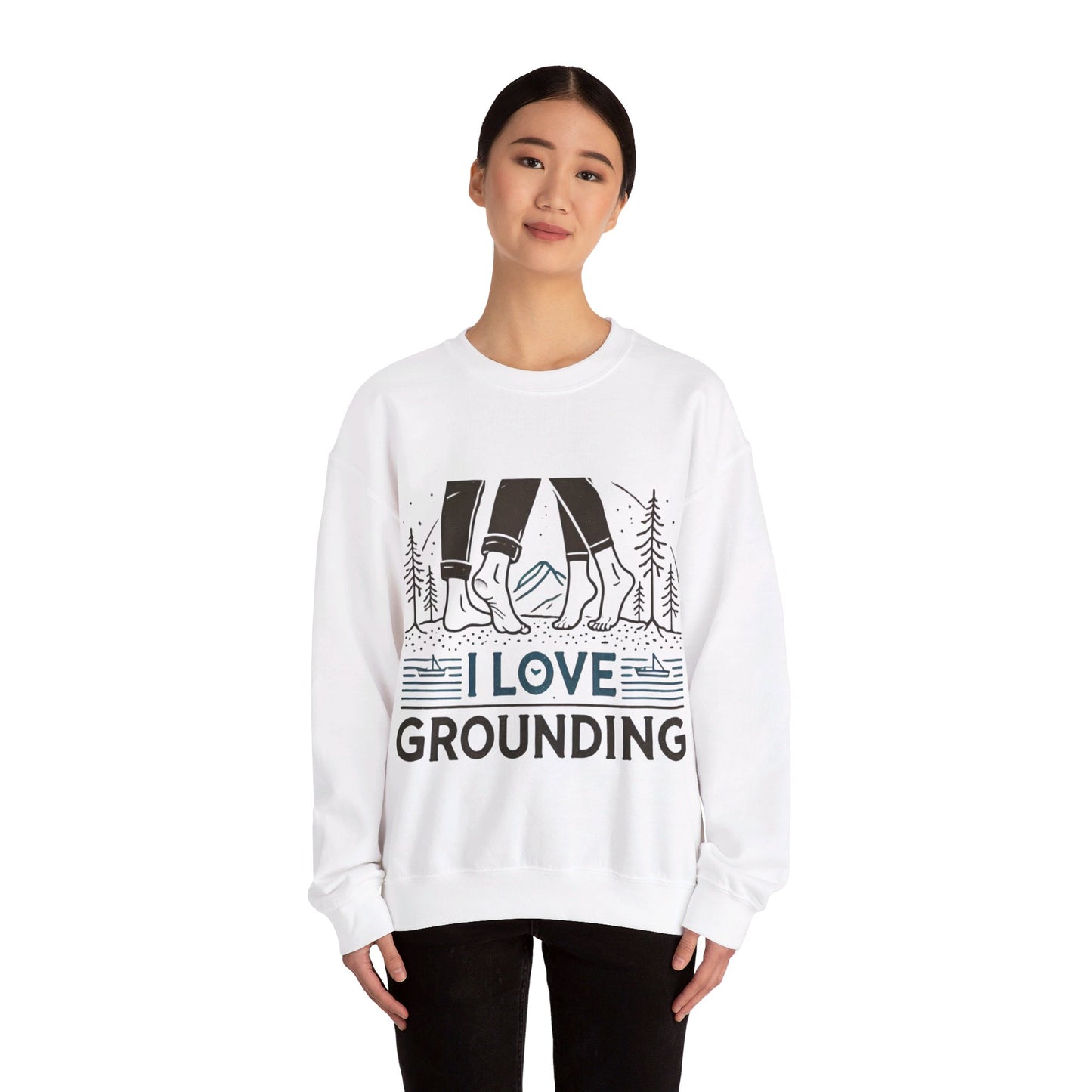 I Love Grounding Couples' Sweatshirt - My Higher Being