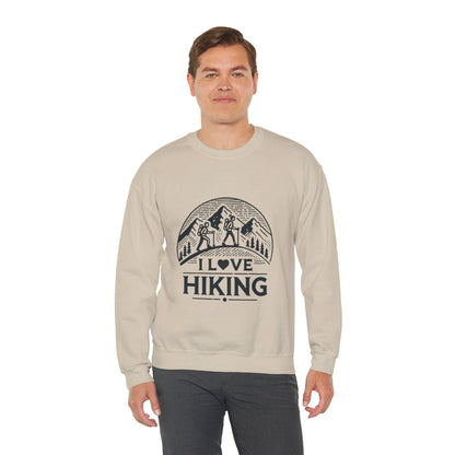 I Love Hiking Couples' Sweatshirt - My Higher Being