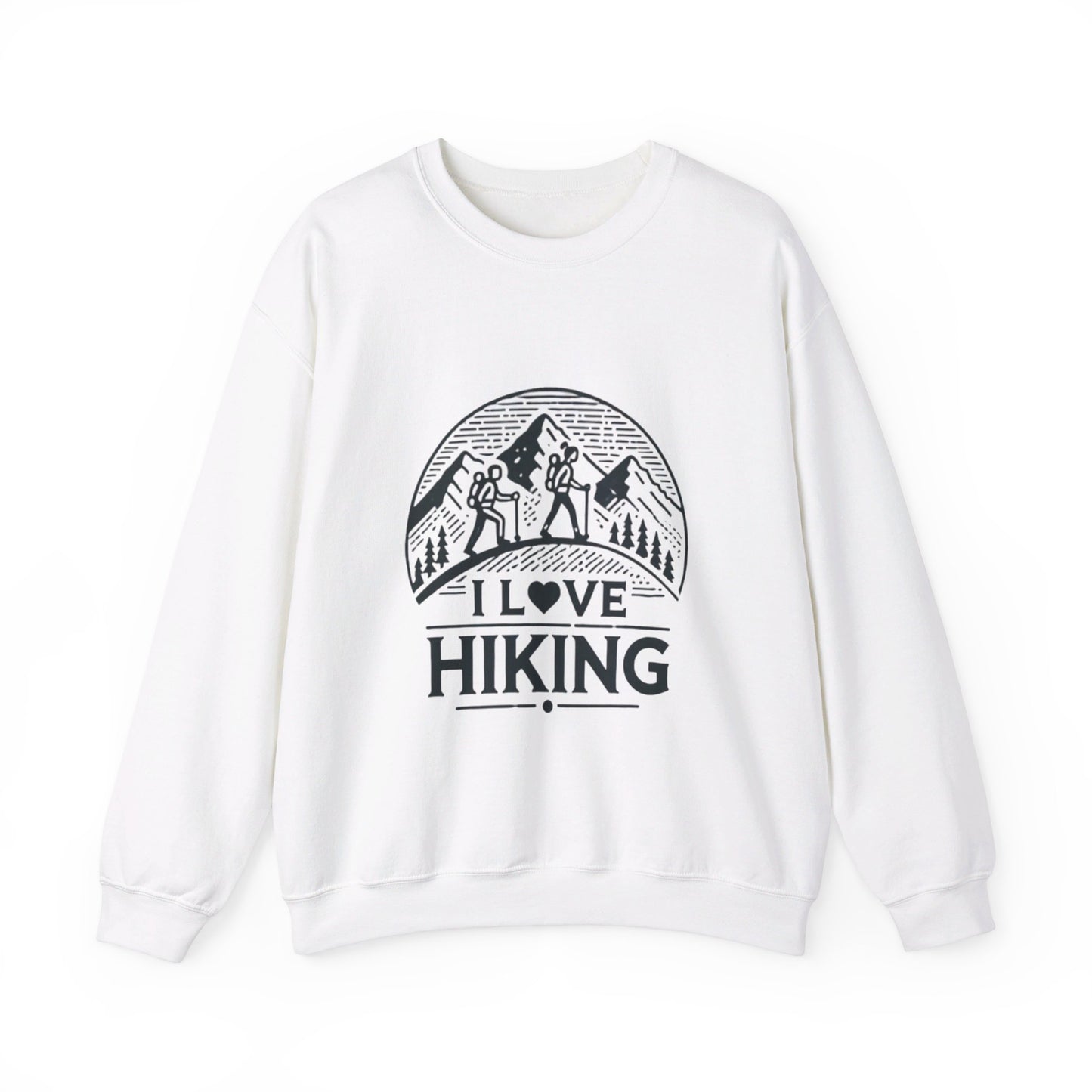 I Love Hiking Couples' Sweatshirt - My Higher Being