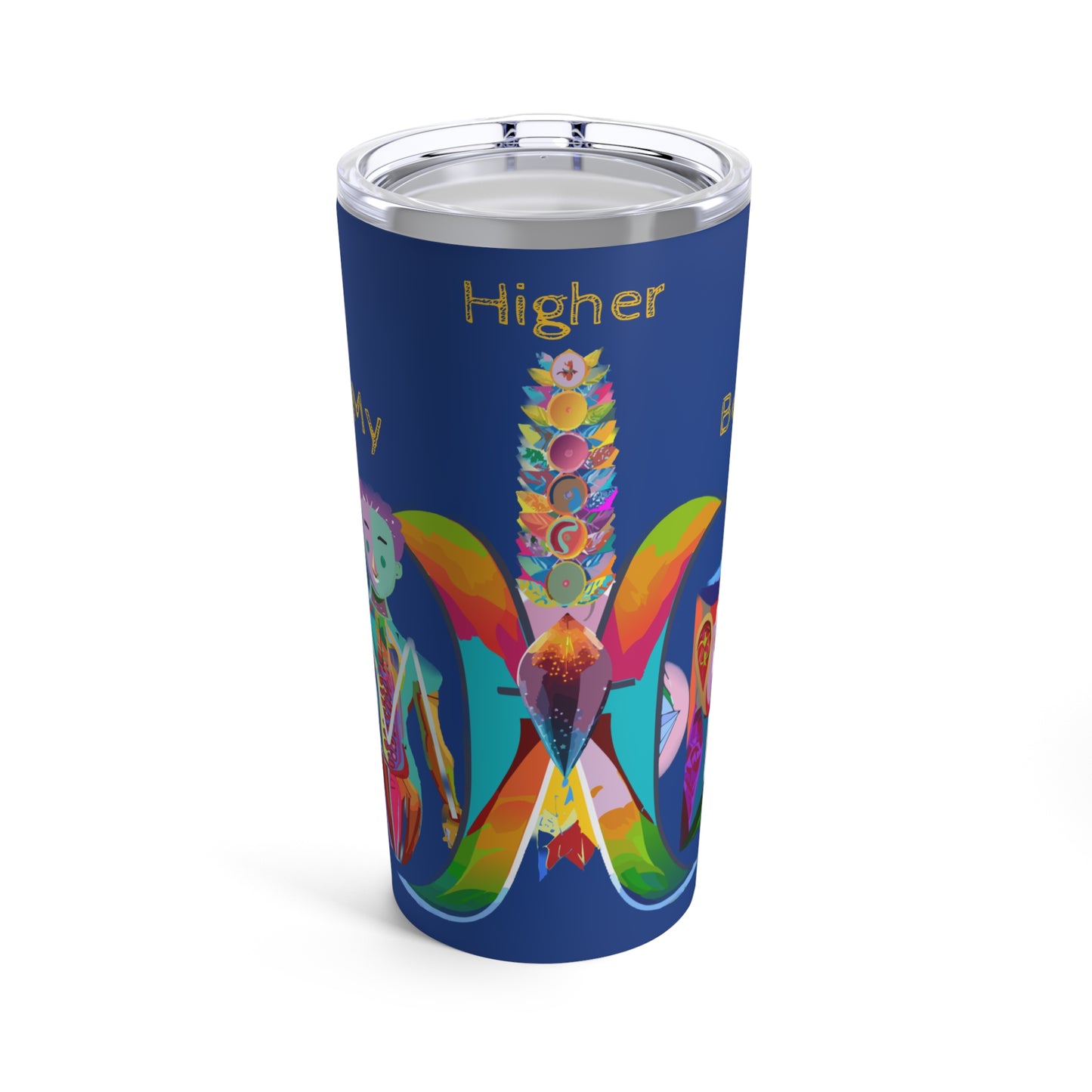 My Higher Being_Blue Tumbler_20oz - My Higher Being