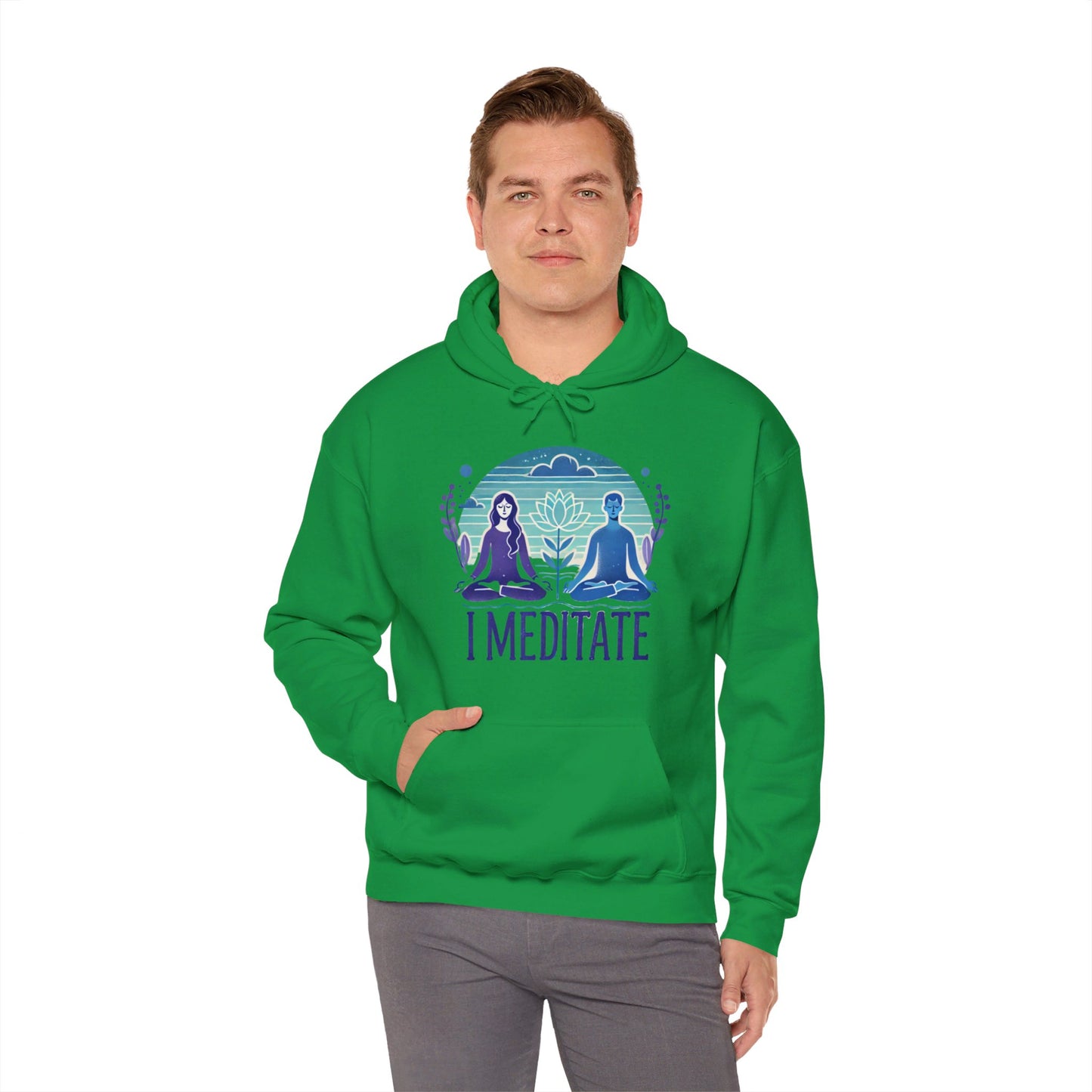 I Meditate Couples' Hoodie - My Higher Being