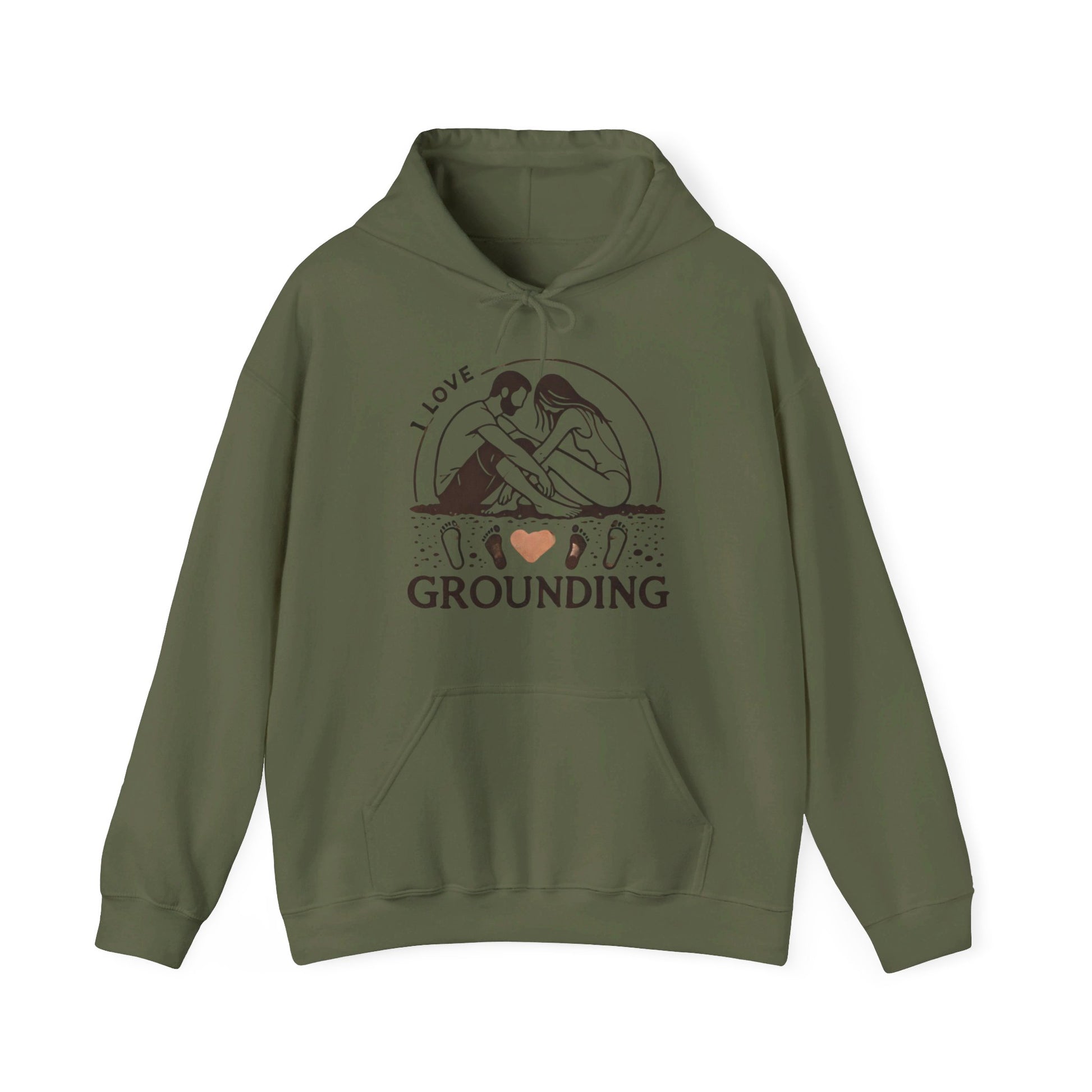 I Love Grounding Couples' Hoodie - My Higher Being