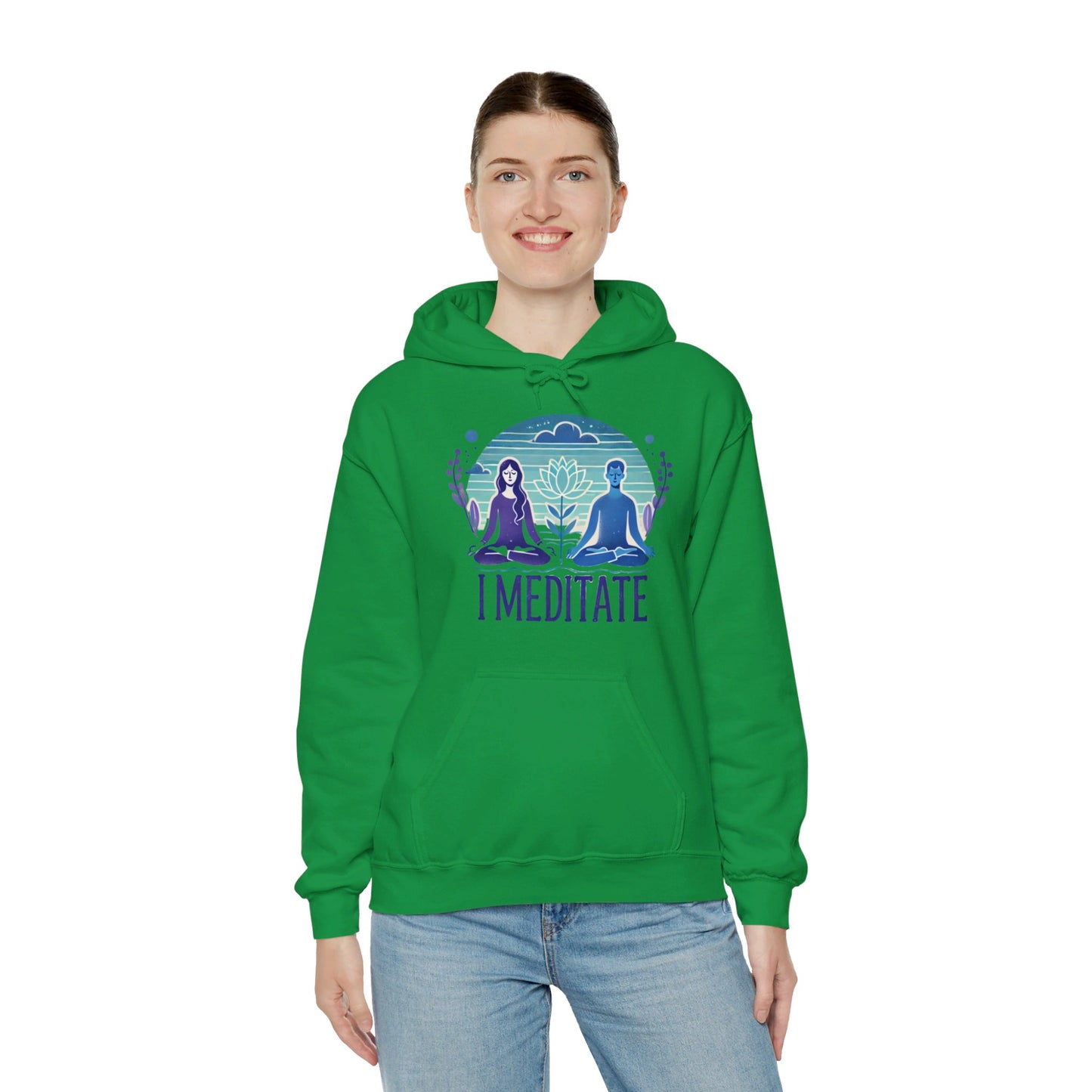 I Meditate Couples' Hoodie - My Higher Being