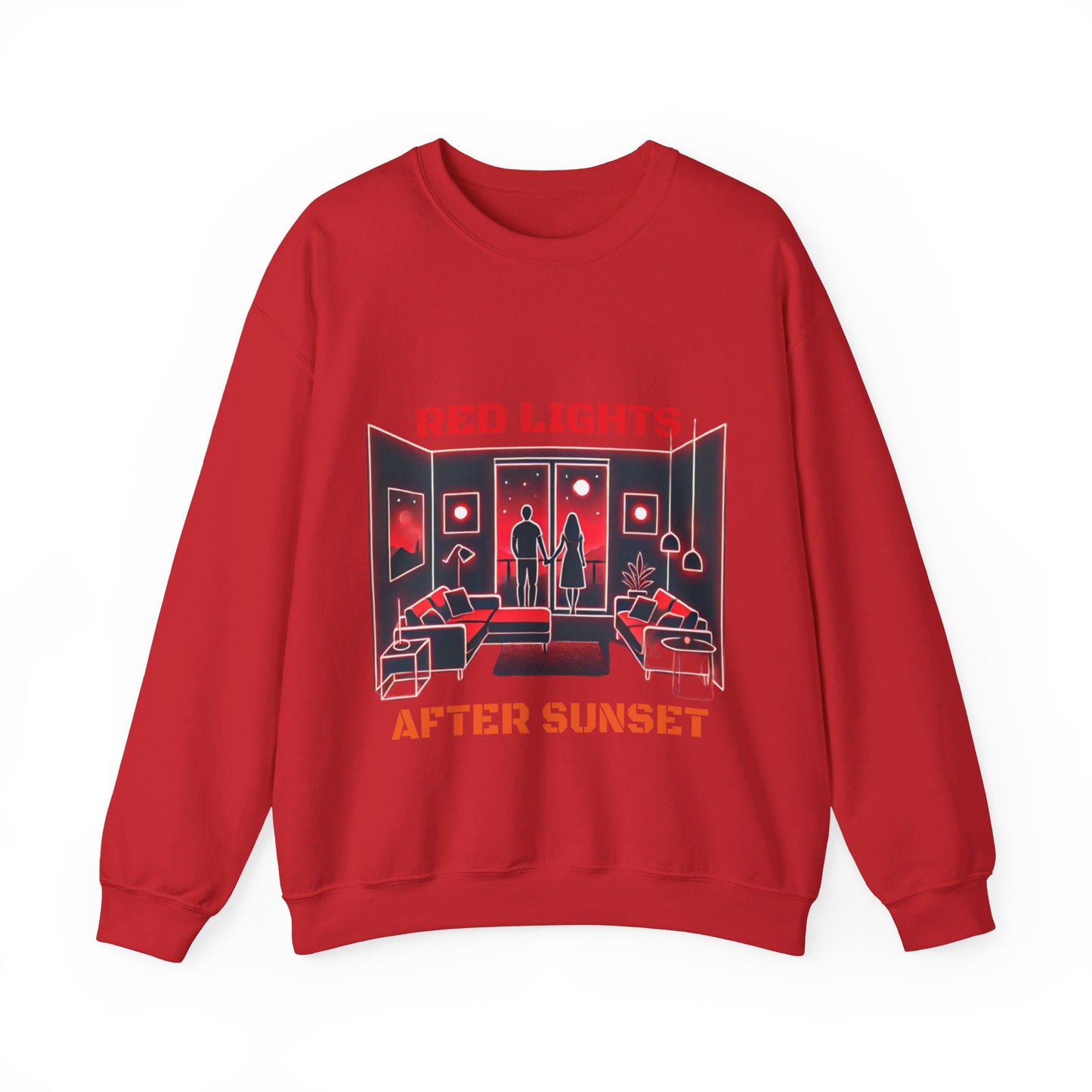 Red Lights After Sunset Sweatshirt - My Higher Being