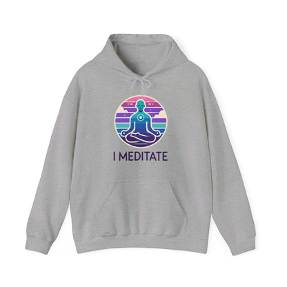 I Meditate Man's Sweatshirt - My Higher Being