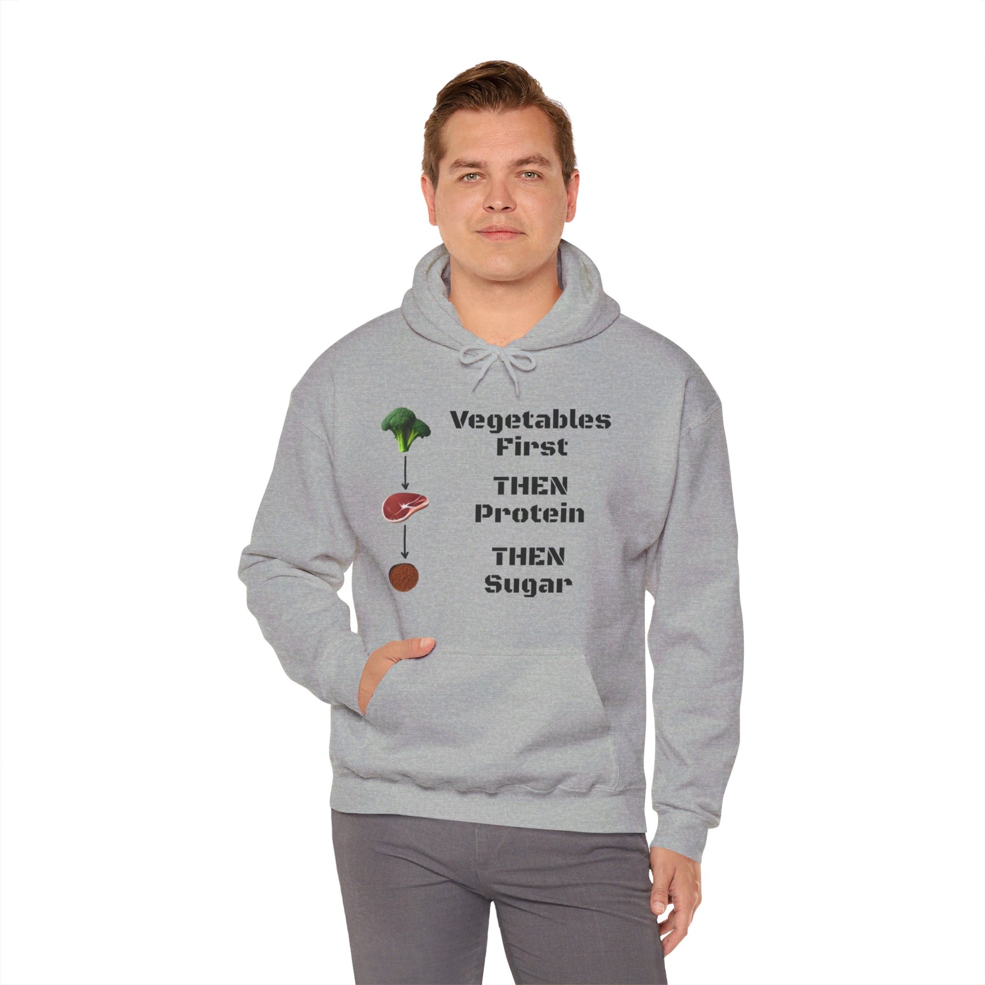 Vegetables First Hoodie - My Higher Being