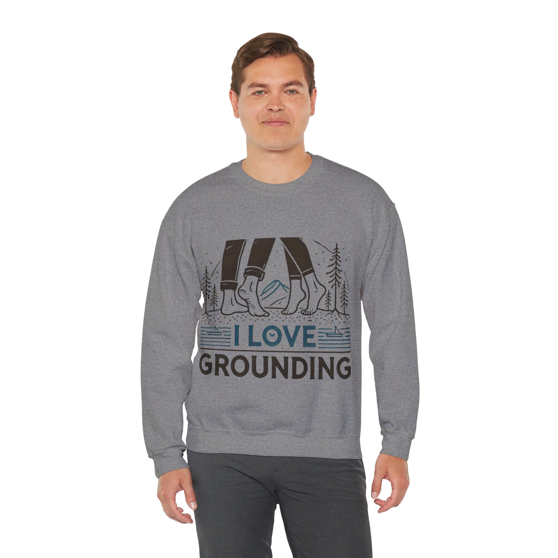 I Love Grounding Couples' Sweatshirt - My Higher Being