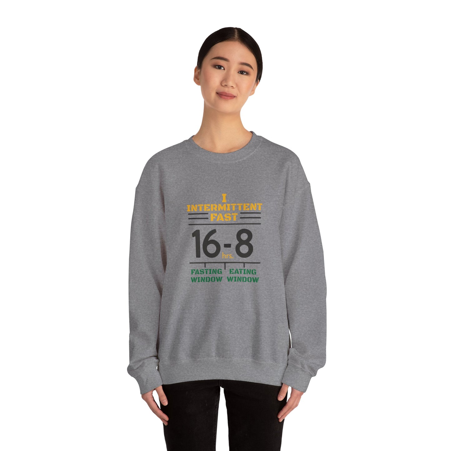 I Intermittent Fast Sweatshirt_16-8 - My Higher Being