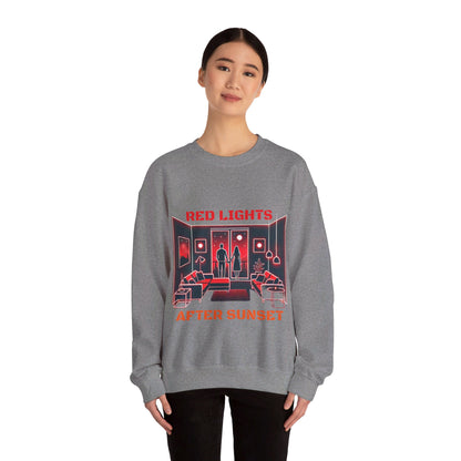 Red Lights After Sunset Sweatshirt - My Higher Being