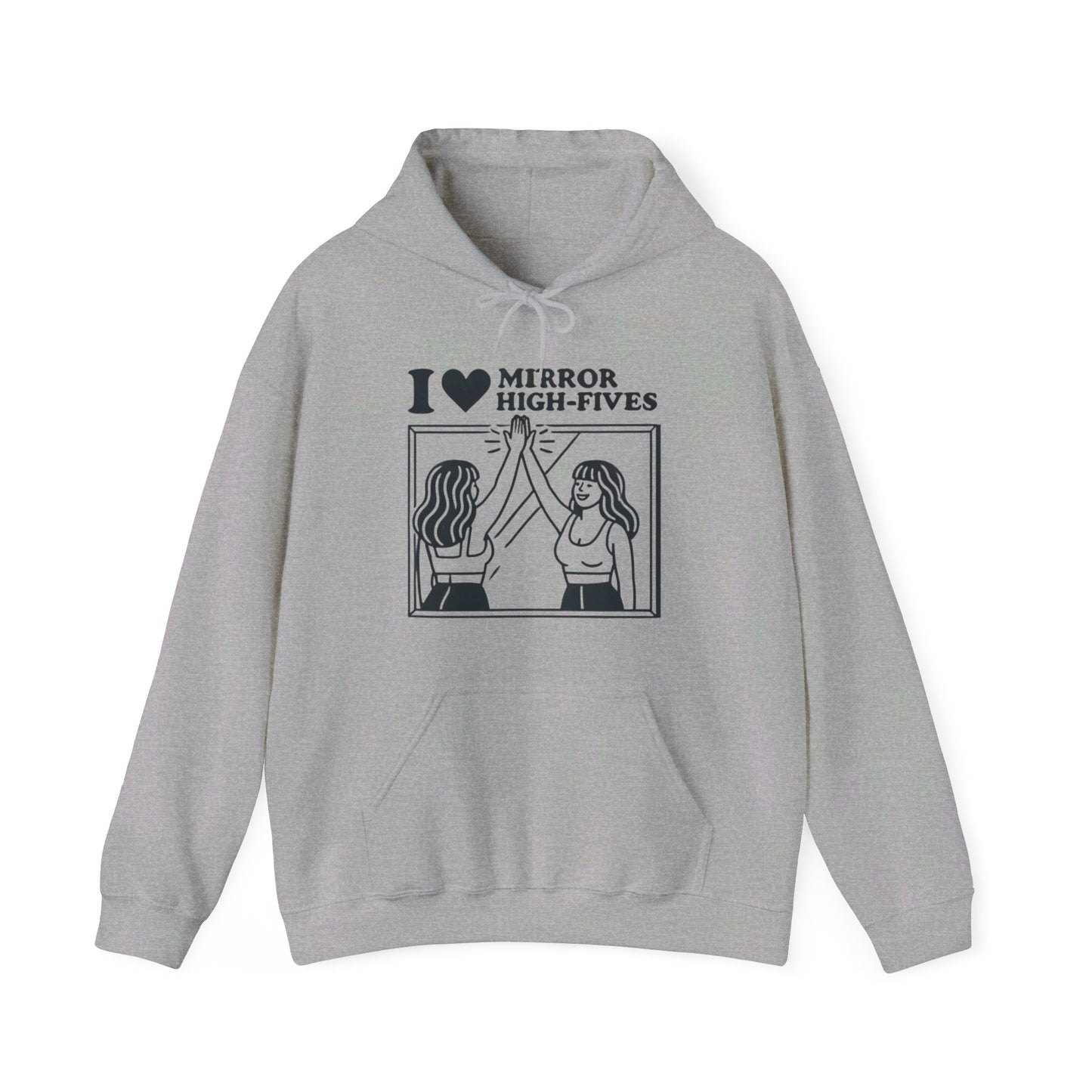 I Love Mirror High Fives Woman's Hoodie - My Higher Being