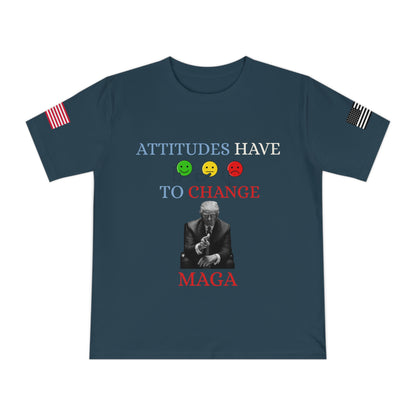 Trump’s Call for Change Tee: Advocating New Attitudes for Peace _100% Organic Cotton