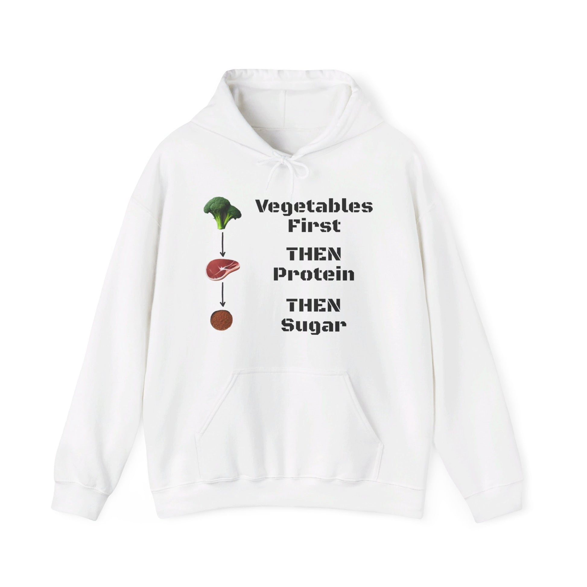 Vegetables First Hoodie - My Higher Being