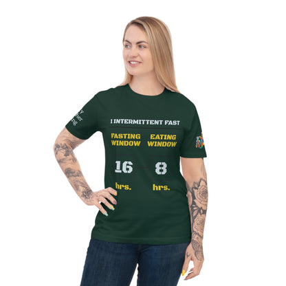 'I Intermittent Fast_16-8' (MHB EDITION)_100% Organic Cotton Unisex T-Shirt