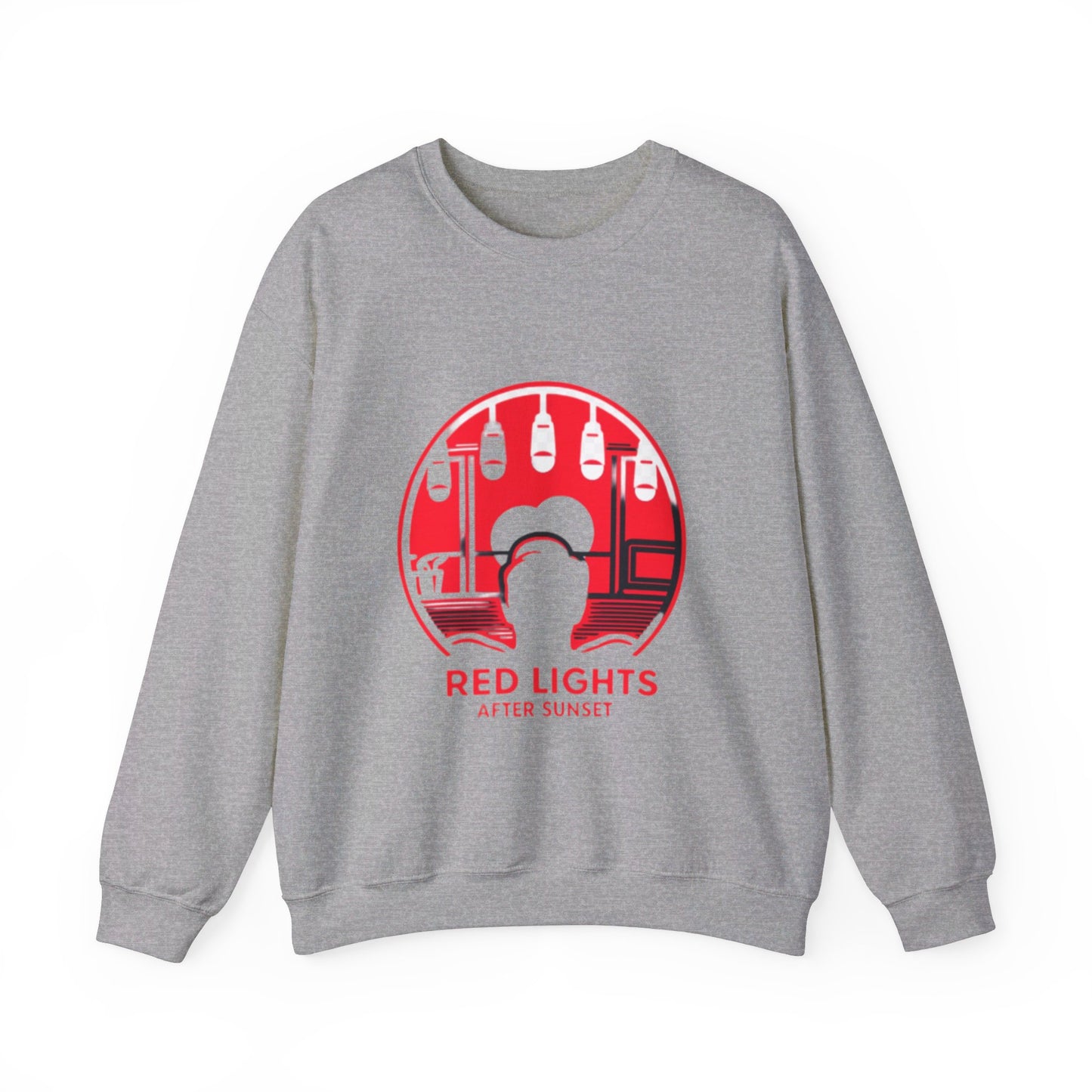 Red Lights After Sunset Man's Sweatshirt - My Higher Being