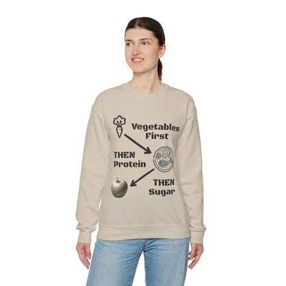 Vegetables First Sweatshirt - My Higher Being