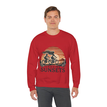 Chasing Sunsets Couples' Sweatshirt - My Higher Being