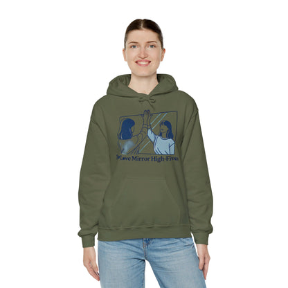 I Love Mirror High Fives Woman's Hoodie - My Higher Being