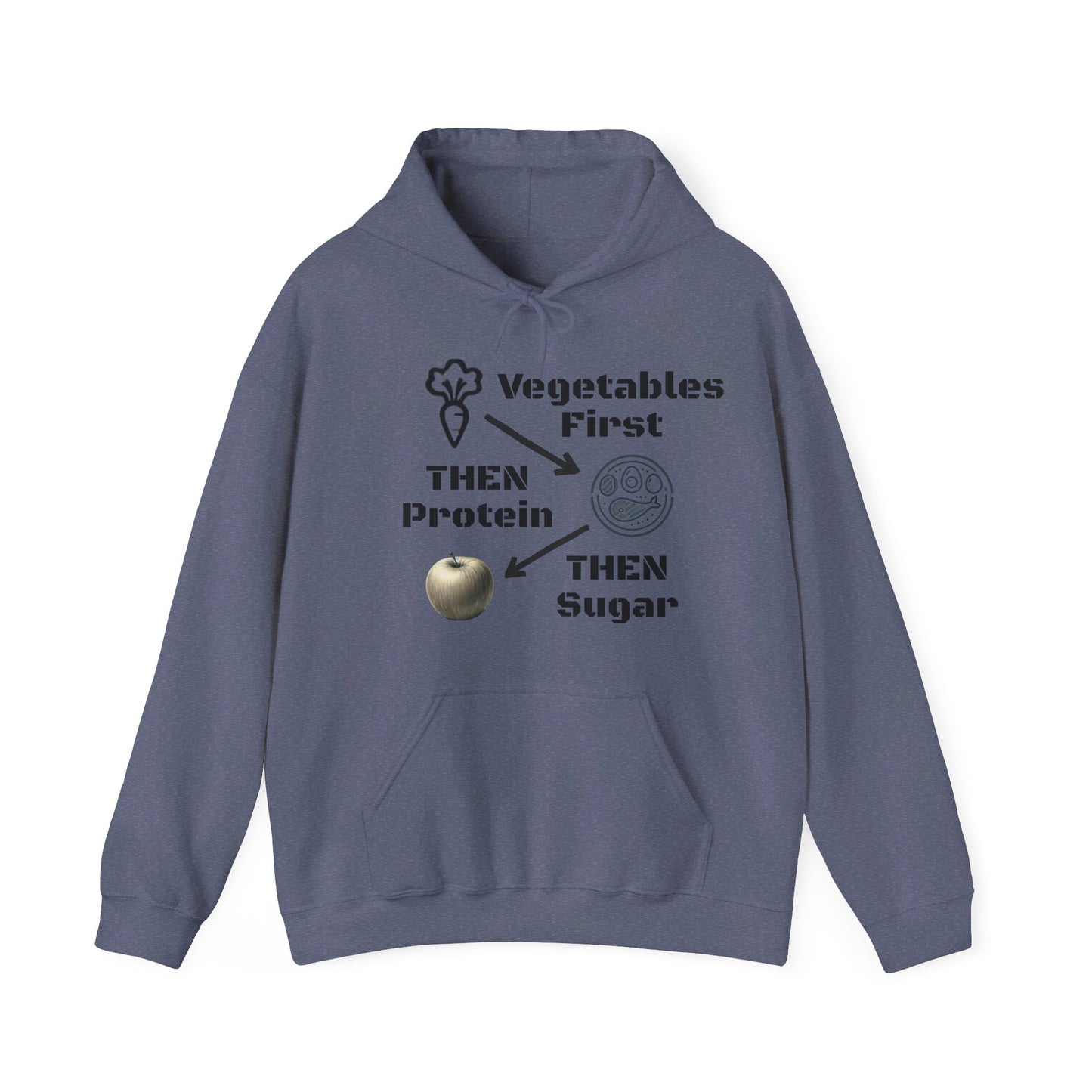 Vegetables First Hoodie - My Higher Being